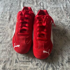 Puma Speedcat OG Sneaker Vibrant Red and White Sneakers